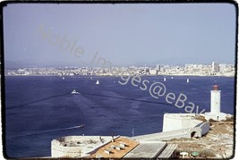 1975 Marseille City &amp; Shoreline From Château D&#39;ie Marseille Kodachrome Slide - £2.78 GBP