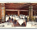 Old Faithful Inn Dining Yellowstone National Park WY UNP Linen Postcard S13 - $2.92