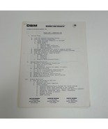 Vtg DBM Dee Brown Masonry Marble and Granite Job Outline Dallas Austin H... - $11.32