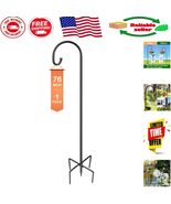 76 Inch Shepherd Hook - Heavy-Duty, Adjustable &amp; Stylish Outdoor Use - $53.14 CAD