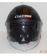  LS2 Track OF569 Solid Open Face Motorcycle Helmet Black DOT Approved - $1,422.66 MXN