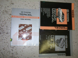 1999 Toyota Tercel Service Shop Repair Manual Set Oem Factory Dealership 99 - £192.78 GBP
