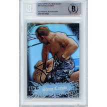 Shane Carwin Signed UFC 2010 Topps Main Event On-Card Auto MMA Beckett B... - £77.52 GBP