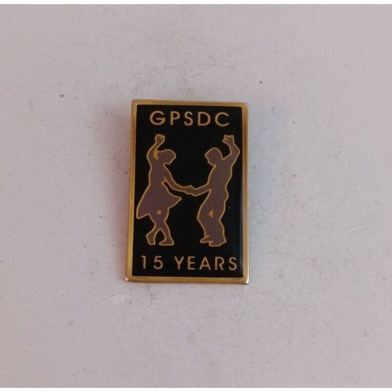 Vintage GPSDC 15 Years Lapel Hat Pin - $8.42