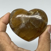 167.9g,2.1&quot;x2.6&quot;x1.3&quot; Natural Orange Quartz Heart Crystal Reiki Energy,B3462 - £8.49 GBP