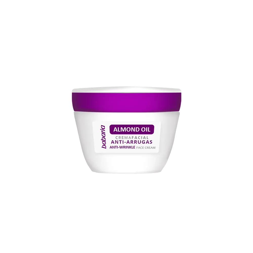 Babaria Almond Oil Cremafacial Anti-Arrugas Anti-Wrinkle Face Cream 50ml Spain - $41.99