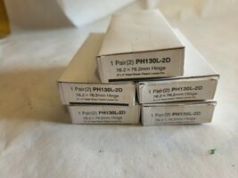 5 Pair of 3" x 3" Brookline Brass Plated- Butt / Utility Hinges with Screws - $29.99