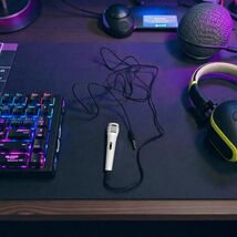 Wired Handheld Microphone 3.5mm Plug White – Karaoke Toy Basic Audio - $13.20