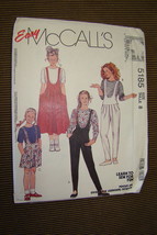 McCall&#39;s Pattern #5185 - Girls&#39; Jumper, Jumpsuit, Romper, &amp; Top - Size 8... - £3.12 GBP
