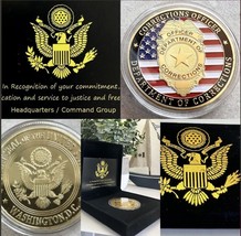 Department of Corrections Officer Challenge Coin USA - £18.91 GBP