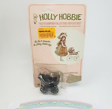 Vintage Holly Hobbie Metal DIE-CAST Collectors Miniatures Baby Carriage W Wheels - £11.20 GBP