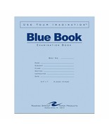 Lot of 2 Roaring Spring Exam Blue Book 8 leaves 16 pages  Stapled 8 1/2&quot;... - £2.15 GBP
