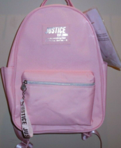 Justice DIY Backpack Pink Bag Girls Personalize With Pins New Bookbag - £22.04 GBP
