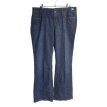 Ann Taylor LOFT Bootcut Jeans 12/31 Women’s Dark Wash Pre-Owned [#1354] - £9.42 GBP
