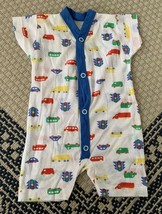 Vintage Sears Boy’s Newborn One Piece Outfit Cars &amp; Trucks - £7.74 GBP