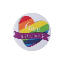 Men Women Lapel Tinplate Pins Denim Gay Badge LGBT Brooches Rainbow Brooch Colla - £7.60 GBP+