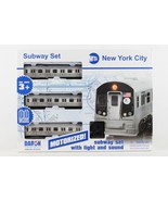 NYC New York City MTA Subway Car Set R160 New w/ Lights &amp; Sound-Tracks D... - £47.55 GBP