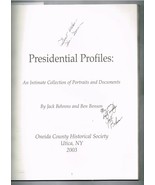 Presidential Profiles By Jack Behrens Ben Benson Signed Autographed PB Book - £379.99 GBP