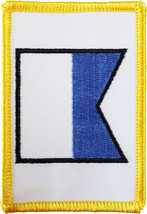 Letter A - Nautical Code Signal Rectangular Patch - $4.23 CAD