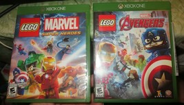 2 Xbox One Video Games Lego Avengers and Marvel Super Heroes with instructions - £7.46 GBP