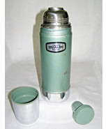 VINTAGE STANLEY BY ALADDIN VACUUM THERMOS BOTTLE N0.A-943C-1 PINT-STAINL... - $38.61