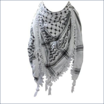 Palestine scarf Shemagh 100%Cotton Arab Tactical Keffiyeh WOMEN Winter headwear - £46.36 GBP