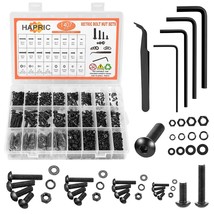 1407 Pcs Metric Screw Assortment, Nuts And Bolts Assortment Kit M2 M3 M4 M5 - £25.36 GBP