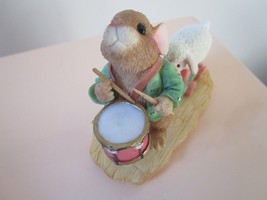 MOUSE TALES BY Priscilla Hillman NIB FIGURINE STORY BOOK BOX &quot;I PLAY THE... - $38.60