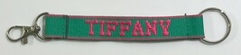 TIFFANY Personalized Keychain Pink/Green - $9.89