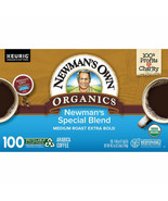 Newman&#39;s Own Organics Special Blend Coffee K-Cup Pods 100 Ct Medium Roas... - $56.42