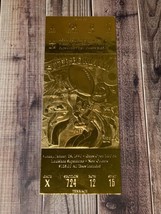 Super Bowl XXIV Louisiana NFL 1989 Gold Replica Ticket - $7.99