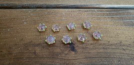 Beads (New) (8) Pink W/ Green Dots - £6.59 GBP