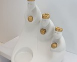 Partylite P91970  3 Kings 3 Wisemen Porcelain Bisque Nativity  Votive Te... - £15.78 GBP