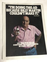 vintage Miller Light Beer Print Ad Advertisement 1978 Marv Thronebury - £6.99 GBP