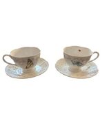 Lenox BUTTERFLY MEADOW Set Lot of 2 Teacup and Saucer - Artist Louise Le... - $25.69