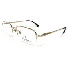 Brooks Brothers Eyeglasses Frames BB487T 1001T Gold Half Rim Titanium 52... - £73.59 GBP