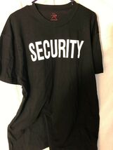 New without Tags Brand Military Style Black Security T Shirt  Large - $15.65