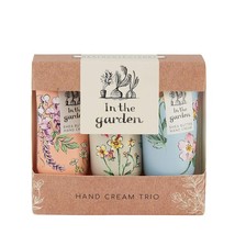 Hand Cream Heathcote &amp; Ivory In The Garden  Trio in Gift Box Travel Size - £14.21 GBP