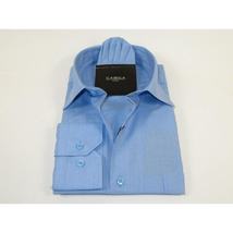 Men's Shirt Hankie CASILA Turkey Cotton Blend Long Sleeves 501770-15 Blue image 5