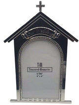 Ganz Our Wedding Church Photo Frame 4 x 6 Metal Tabletop - £16.72 GBP