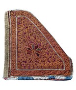 Handmade Antique Uzbek Suzani Collectible Bag 8&quot; x 9&quot; (22cm x 23cm), 192... - $439.72 CAD