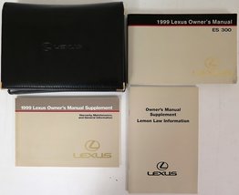 1999 Lexus ES300 ES 300 Owners Manual [Paperback] Lexus dealer - £16.54 GBP