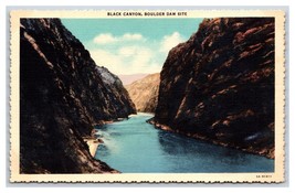Black Canyon Boulder Hoover Dam Site Boulder City Nevada NV UNP Linen Po... - $1.93