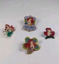 Disney Pin Lot of 4 Ariel Little Mermaid Pins Including Coral Reef Resta... - £61.43 GBP