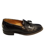 Johnston &amp; Murphy Dress Shoes Mens Size 8 Black Oxford Nashua Tassel Sli... - $499.19 MXN