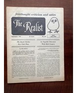 THE REALIST #29 - September 1961 - PAUL KRASSNER - BITING SATIRE &amp; CYNIC... - £7.15 GBP