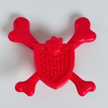 Monster High Secret Creepers Crypt Pet Red Dog House Badge Logo Replacement Part - £3.87 GBP