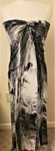 ATM Anthony Thomas Melillo Off The Shoulder Charcoal Donegal Maxi Dress Sz-S/M  - £56.27 GBP