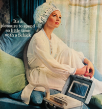 1963 Schick Petite Salon Hair Dryer Advertisement Beauty Vintage Tools D... - $24.99