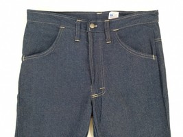 CSI Men&#39;s Size 32&quot;W x 32&quot;L Distressed Dark Blue Denim Jeans Straight Fit - $12.34